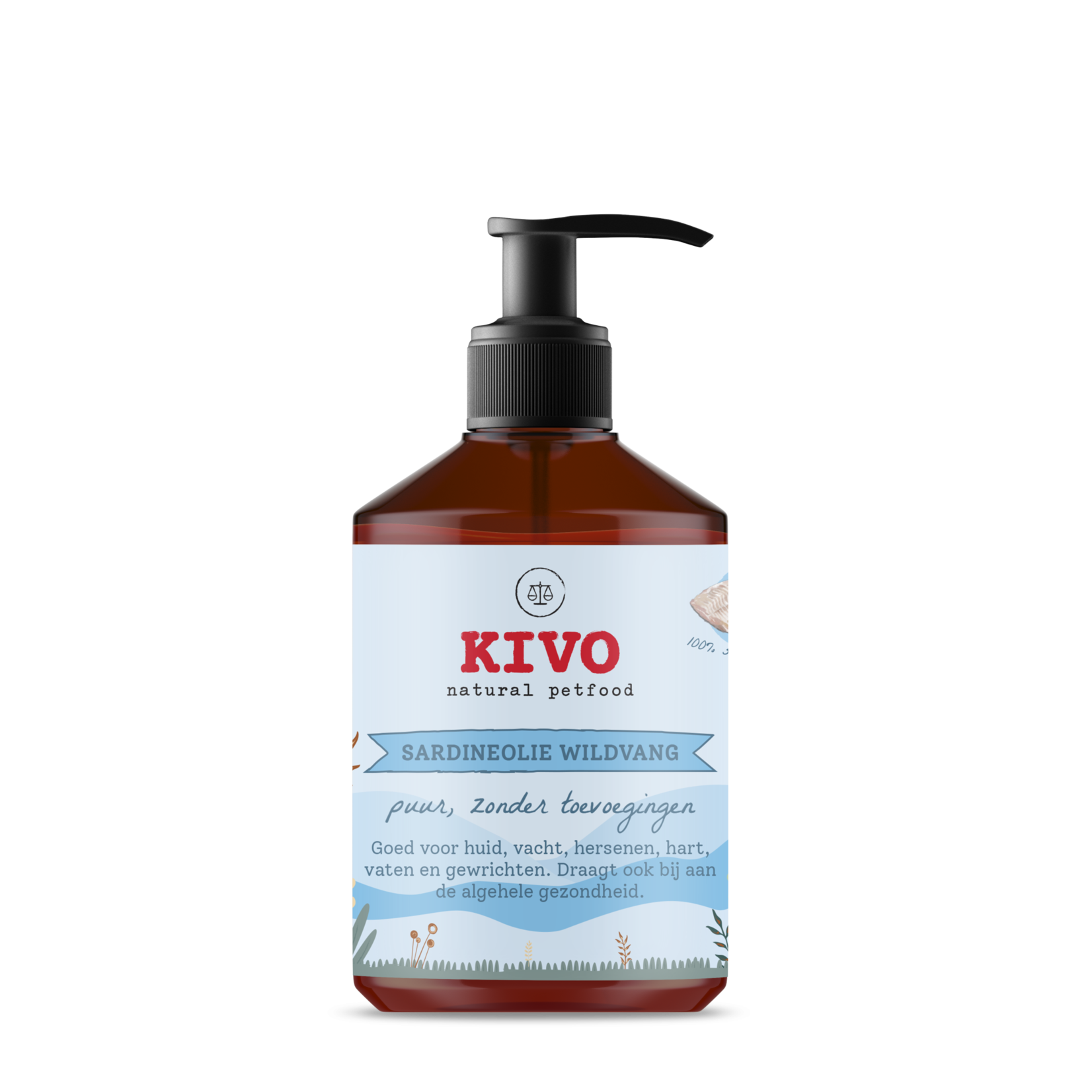 Kivo Kivo Sardineolie wildvang 500 ml