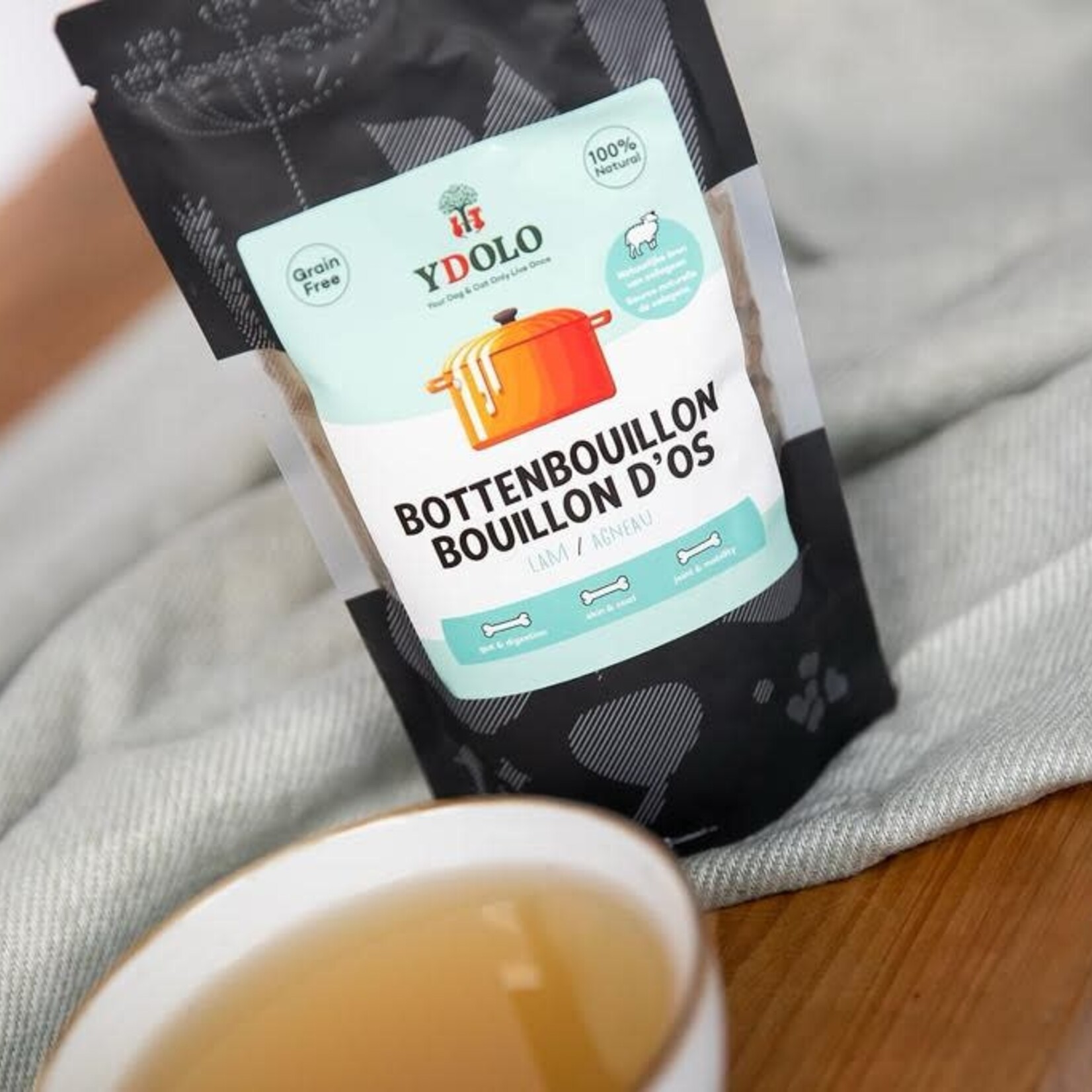 YDOLO YDOLO Bottenbouillon Iers lam 230ml