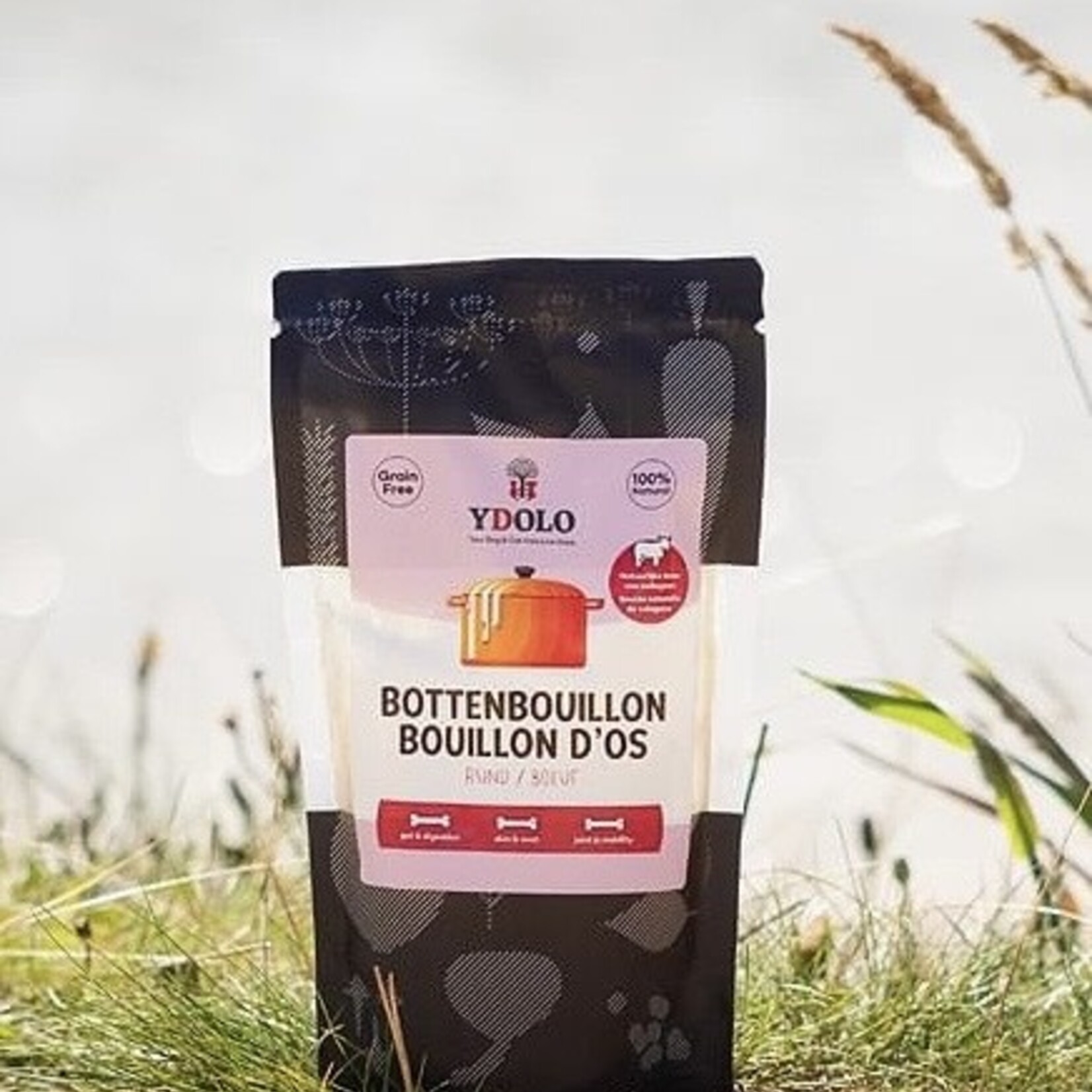 YDOLO YDOLO Bottenbouillon  BIO Rund 230ml