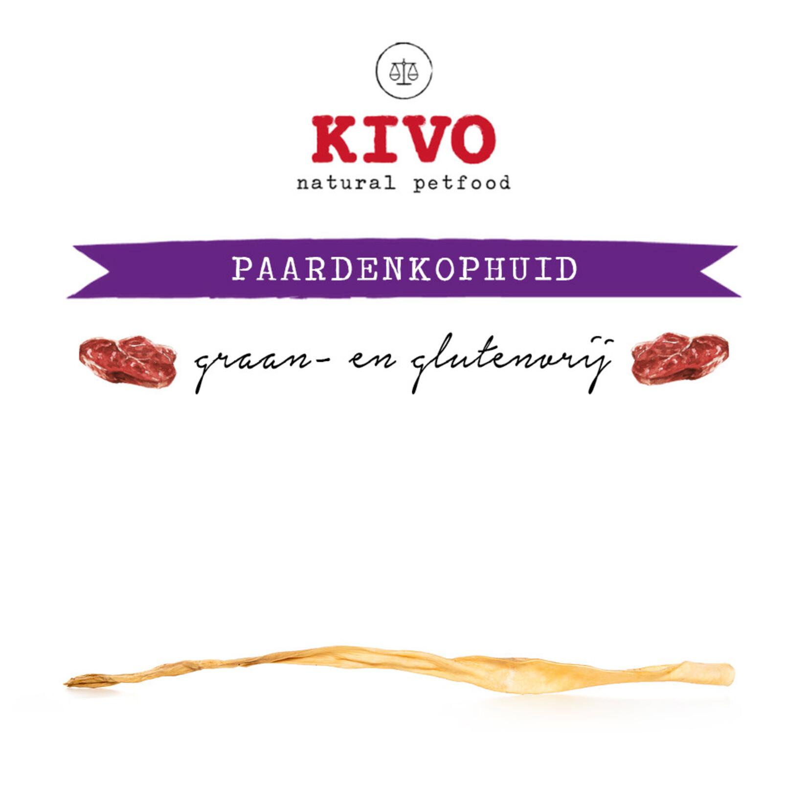 Kivo Kivo Paardenkophuid lang 1 stuk