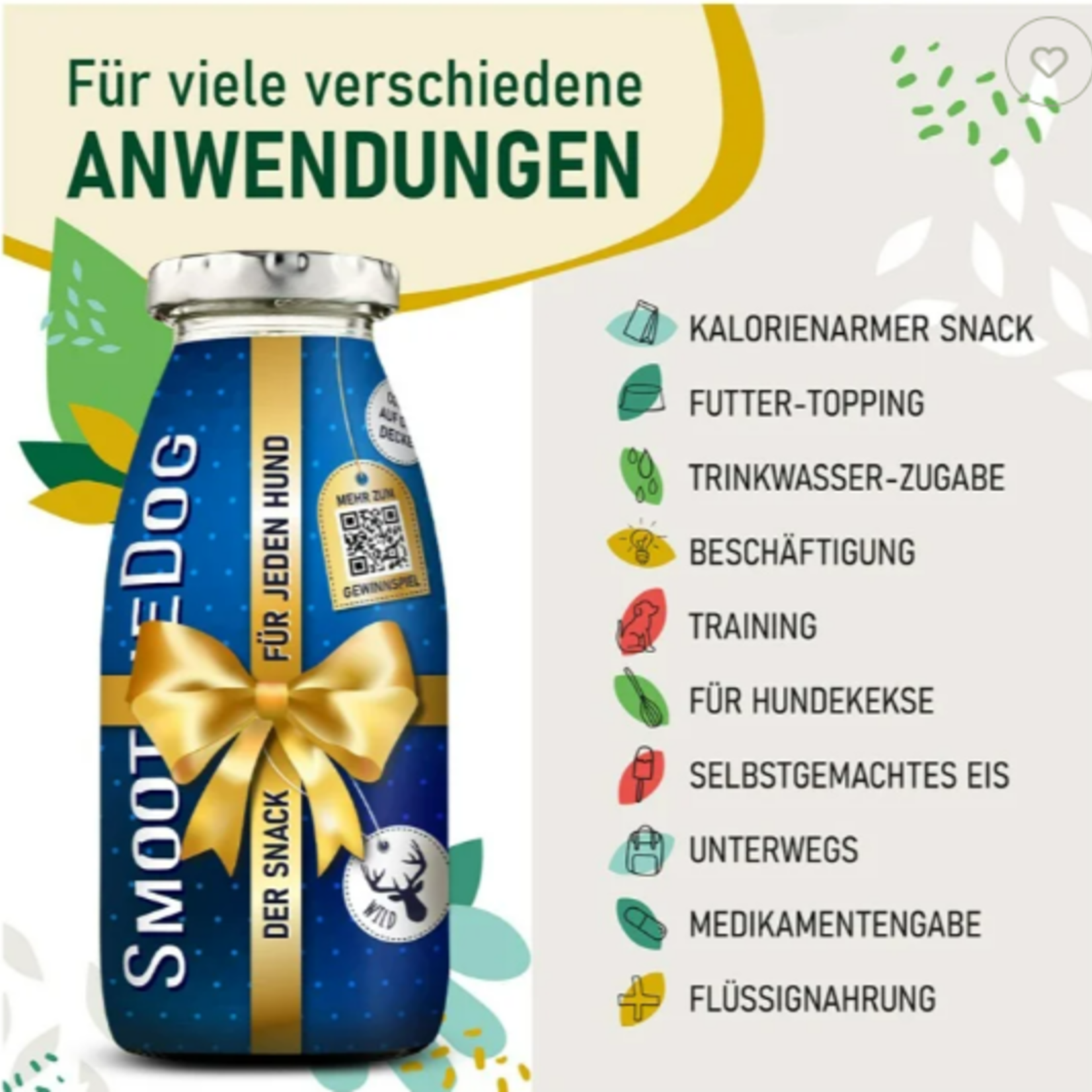 SmoothieDog SmoothieDog Winter Edition 2024 - Hert 250ml