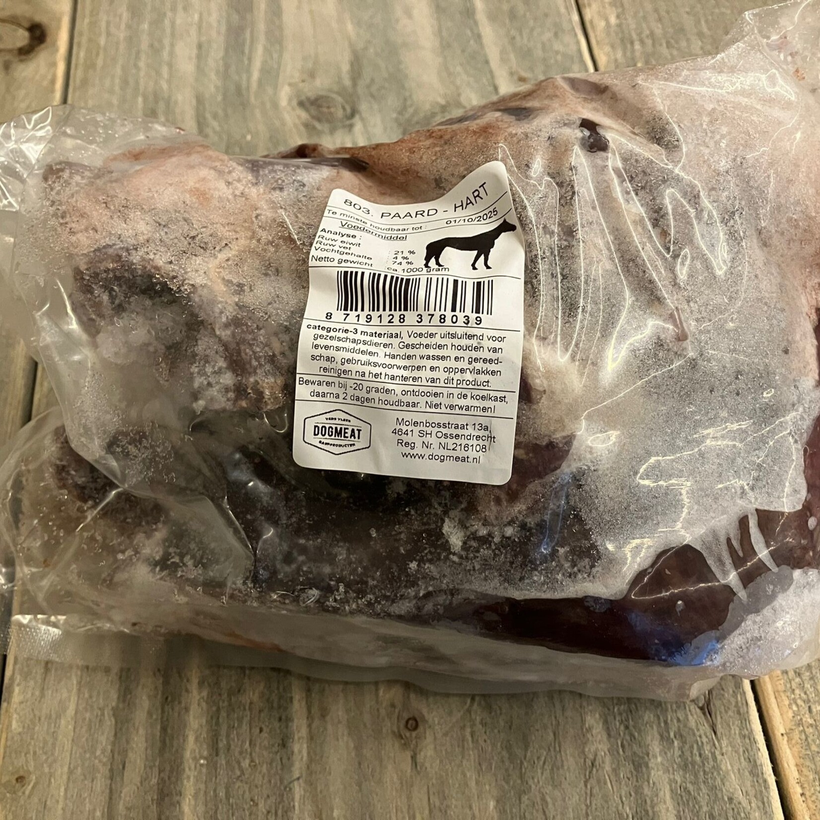 Dogmeat Dogmeat Paardenhart 1kg