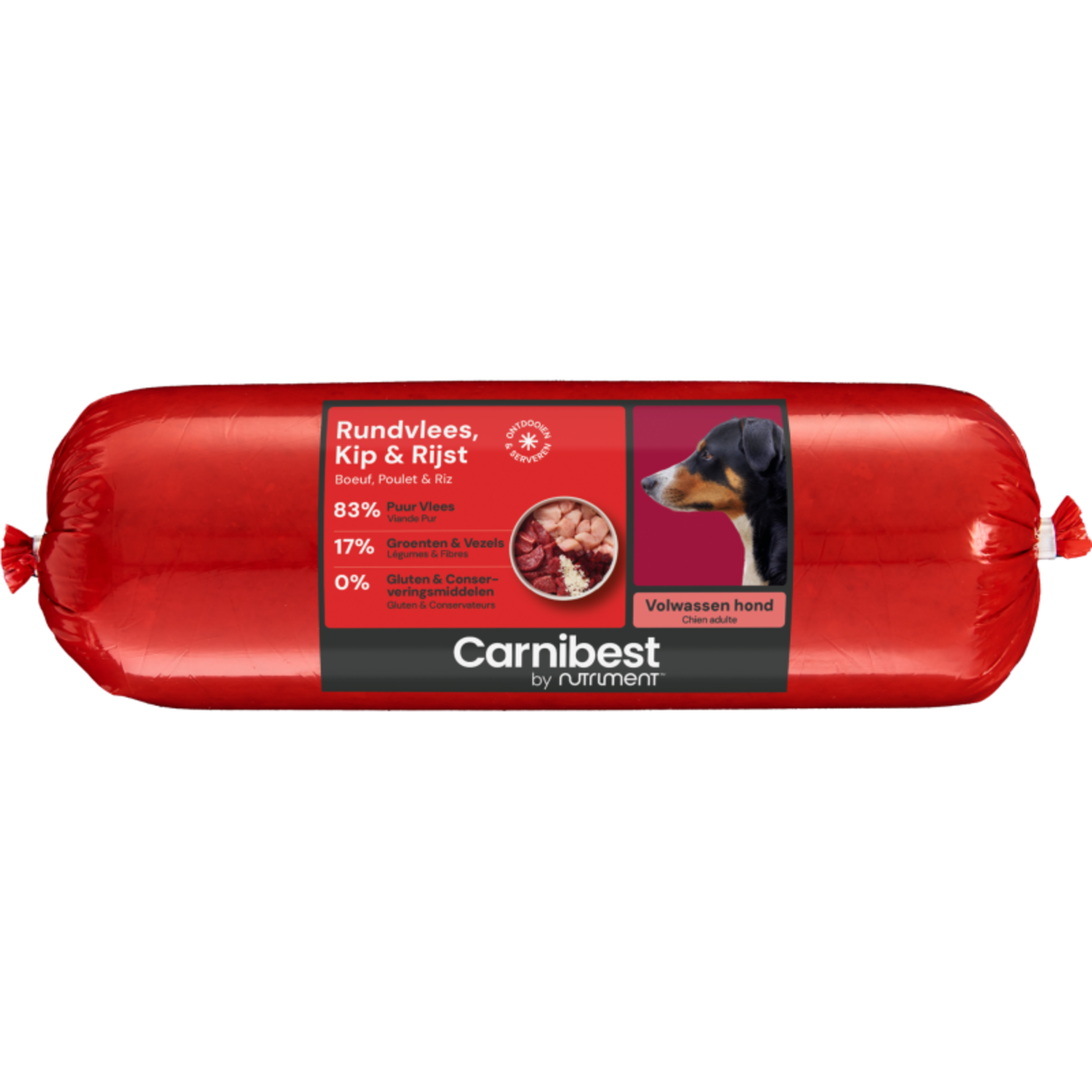 Carnibest Carnibest Rund, kip en rijst 1kg