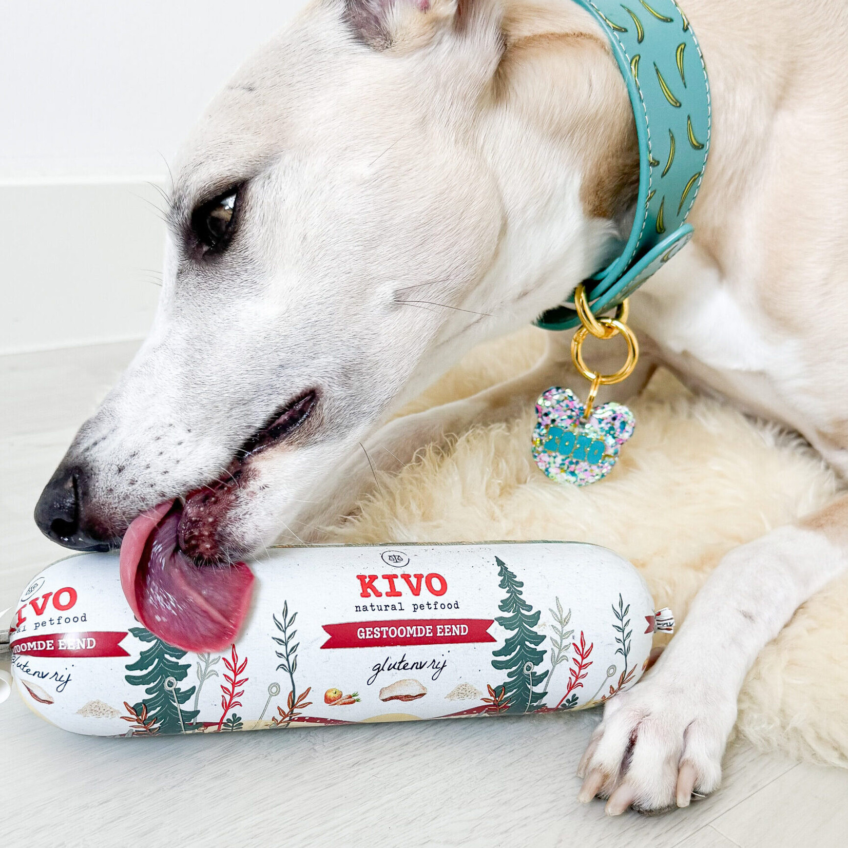 Kivo Kivo Gestoomde eend 600 gram