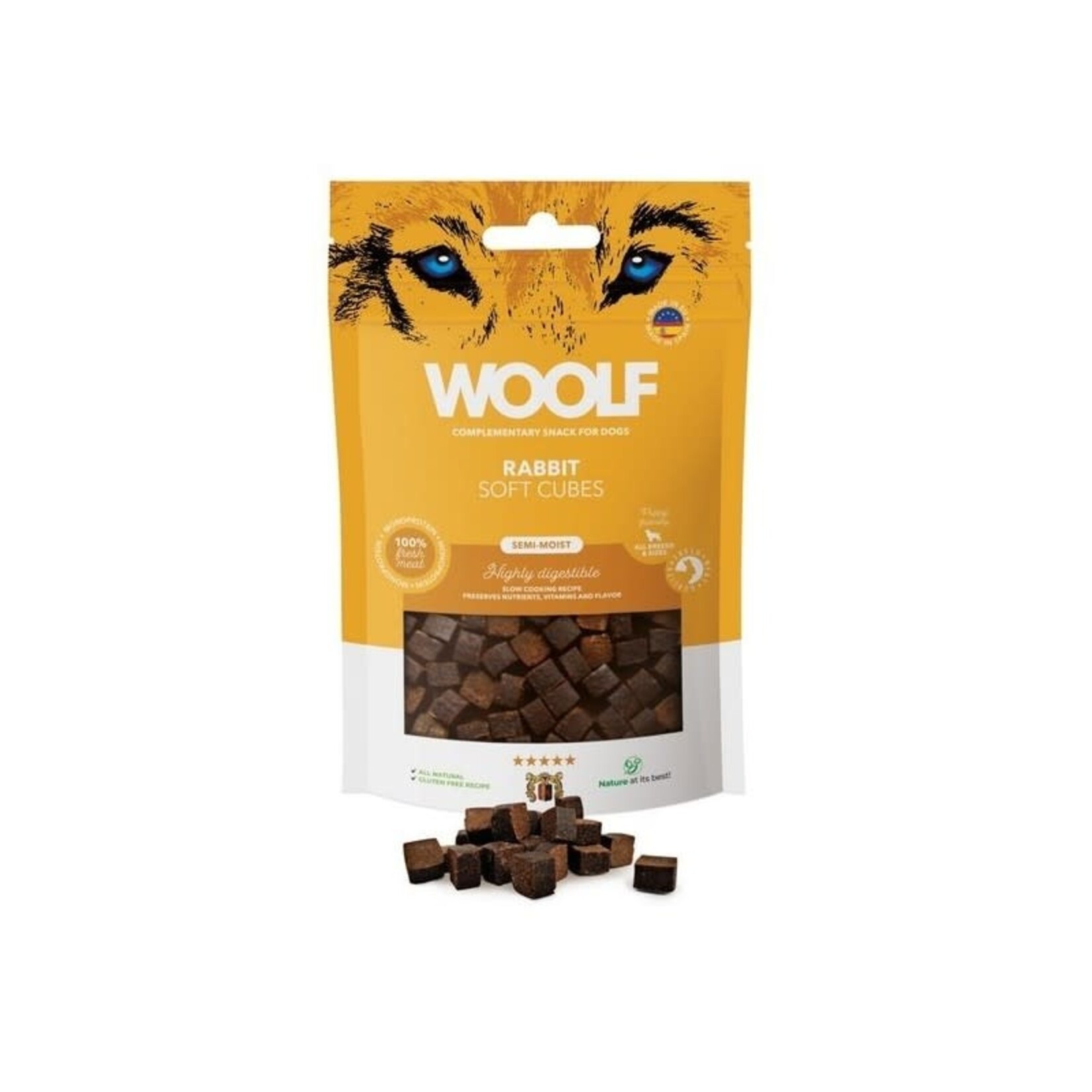 Woolf Woolf Soft cubes Rabbit 100gram