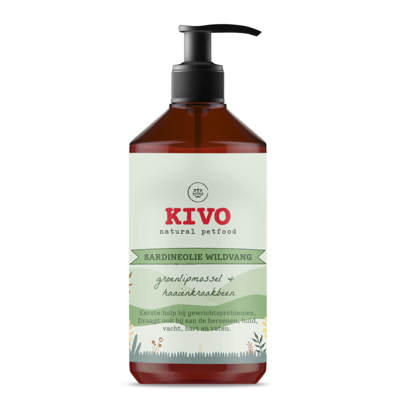 Kivo Kivo Sardineolie met Groenlipmossel & Haaienkraakbeen 1L