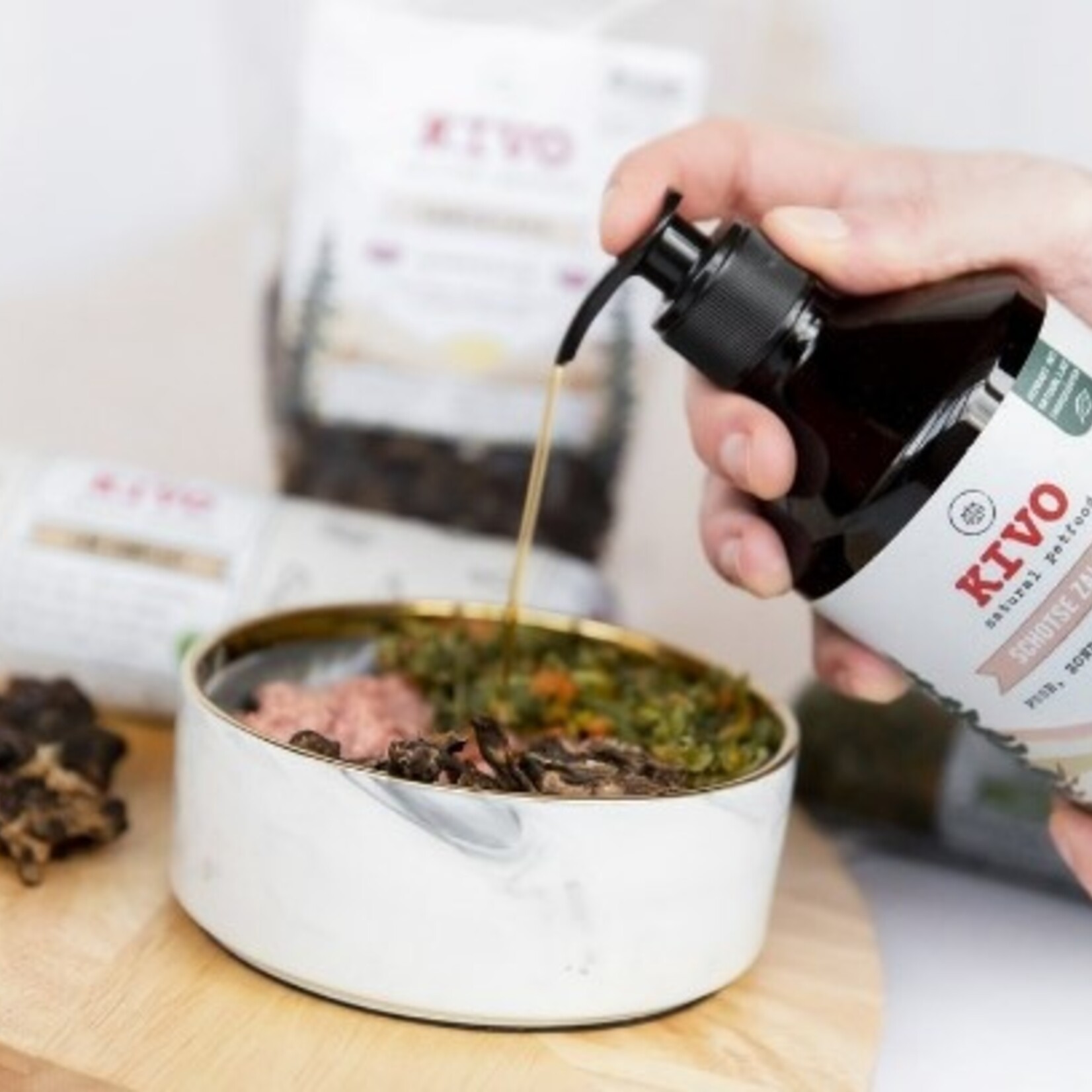 Kivo Kivo Schotse Zalmolie 1L