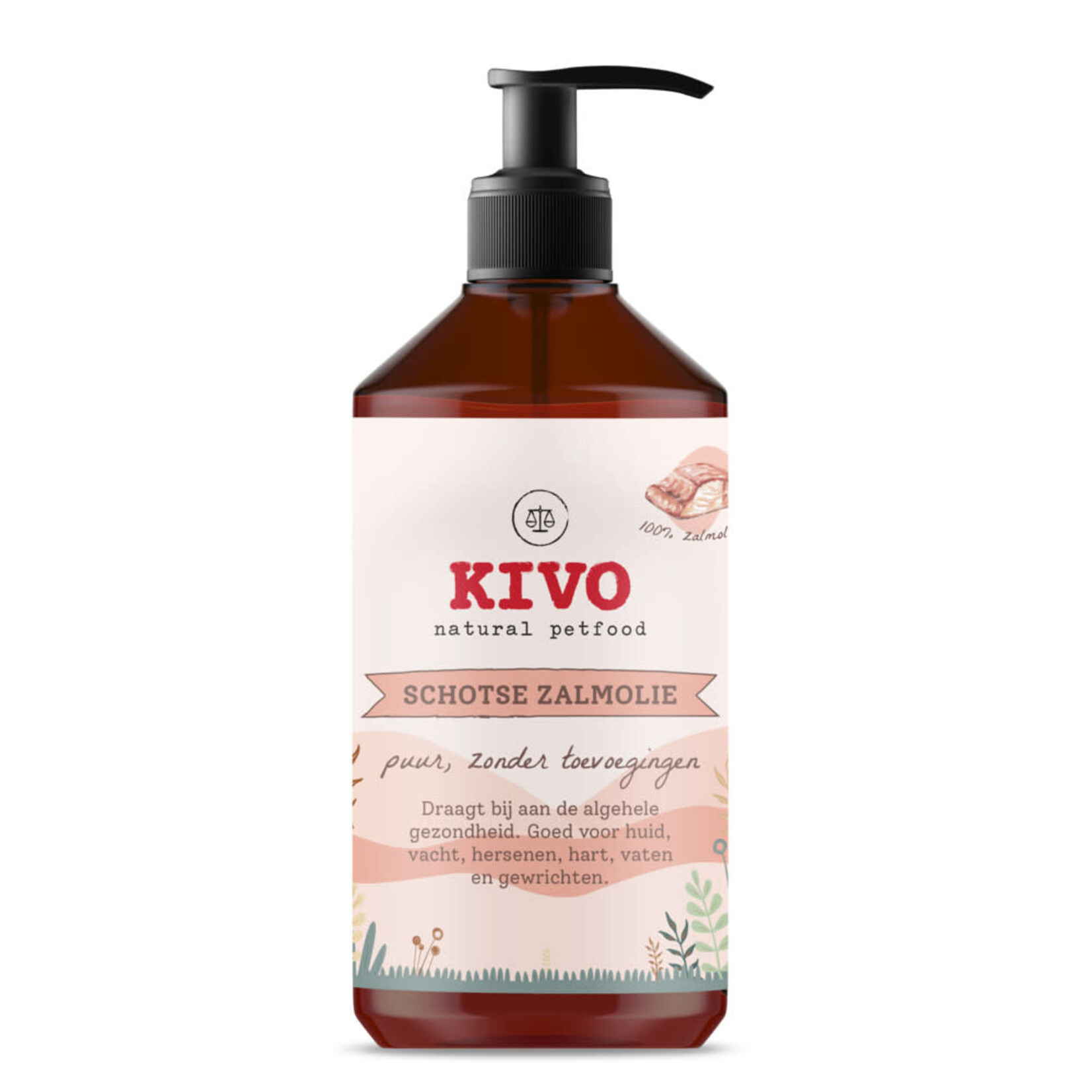Kivo Kivo Schotse Zalmolie 1L