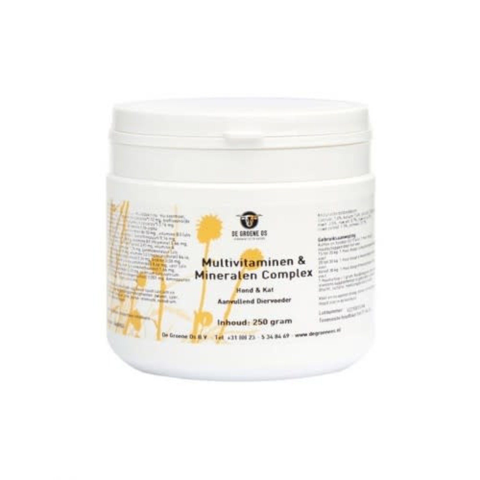 De Groene os De Groene Os Multivitaminen & Mineralen Complex 250 gram