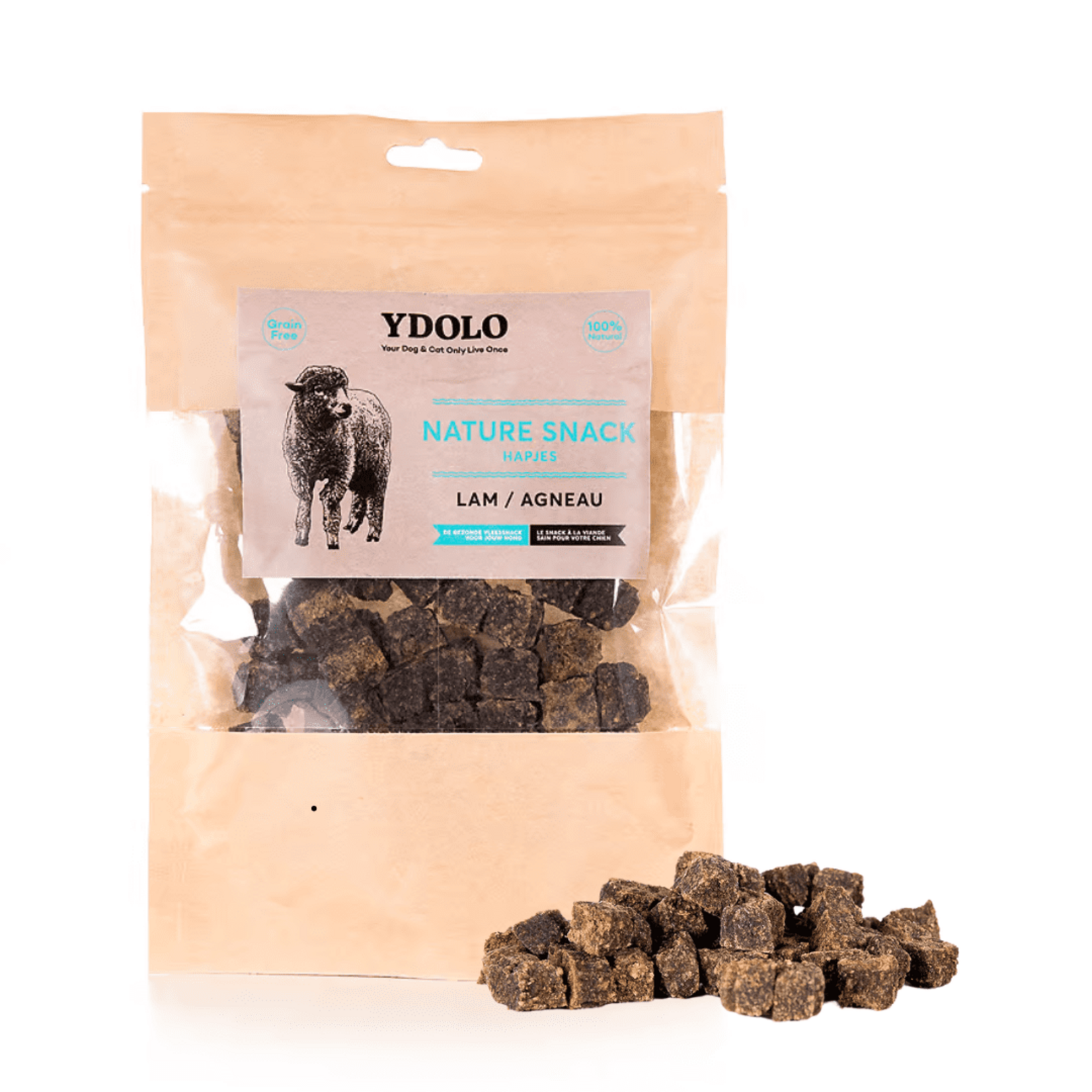 YDOLO Ydolo Nature Snacks – Lam – Mini  125gram