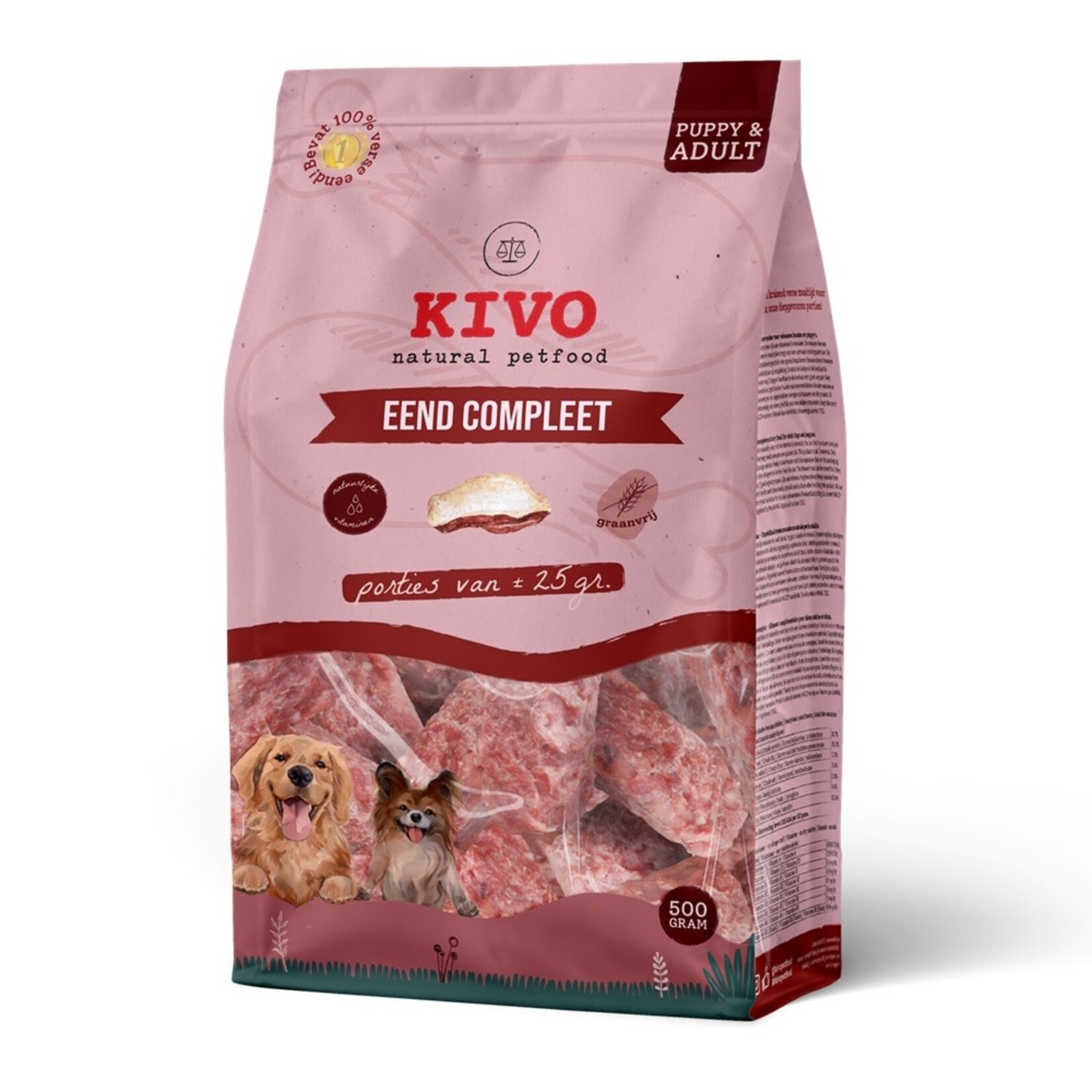 Kivo Kivo Eend compleet  porties