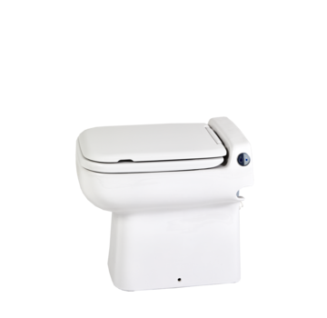 WC mit integrierter Hebeanlage Sani-Design