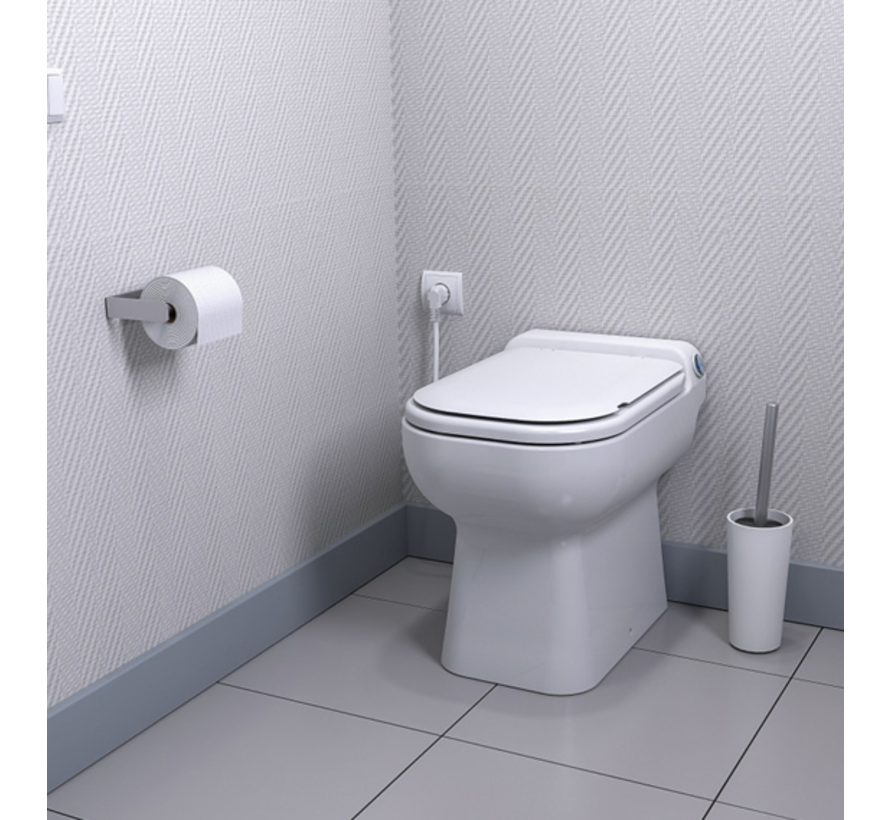 WC mit integrierter Hebeanlage Sani-Design