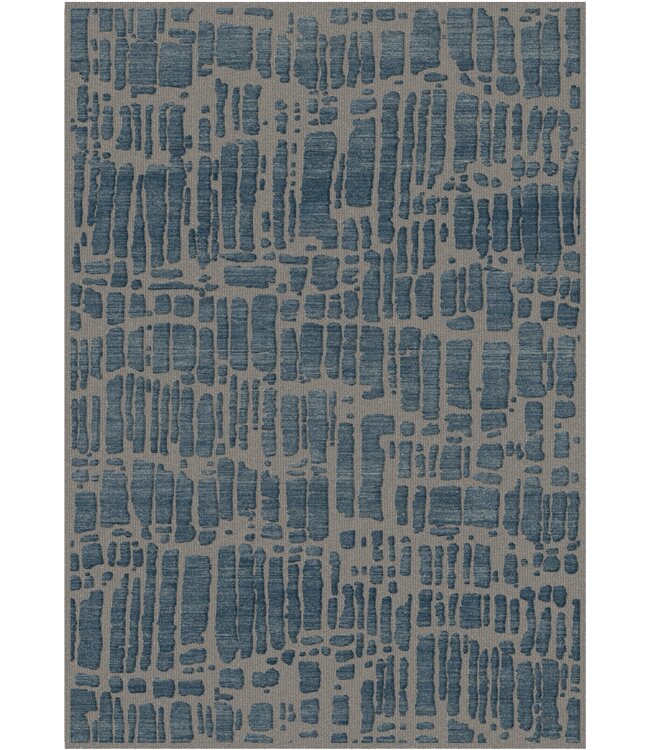 Ensuite collection Vloerkleed Graphix Grey/navy Dessin 1018