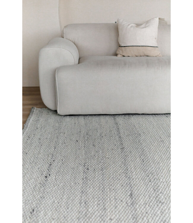 Eva Interior  Wollen Vloerkleed Novara beige/grijs