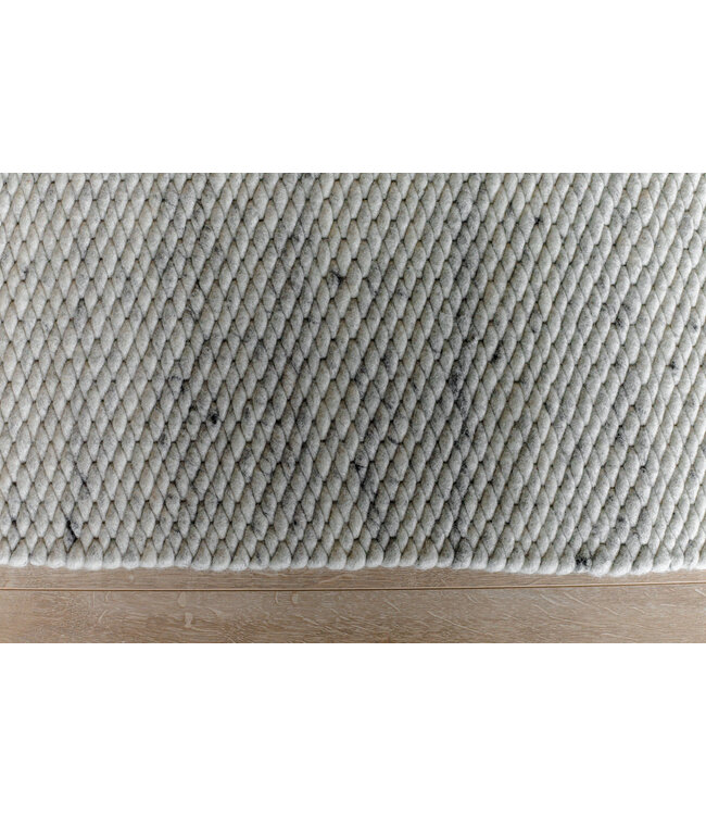 Eva Interior  Wollen Vloerkleed Novara beige/grijs