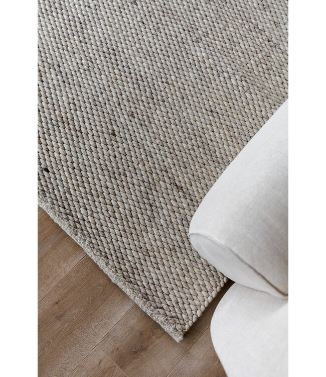 Eva Interior  Wollen Vloerkleed Novara beige/taupe