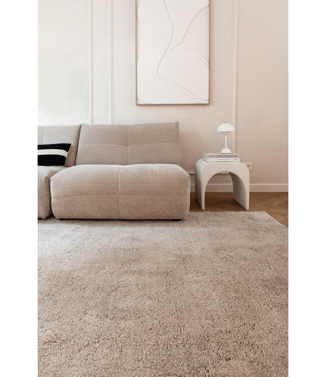 Interieur05  Berber Wollen Vloerkleed Nador Zand