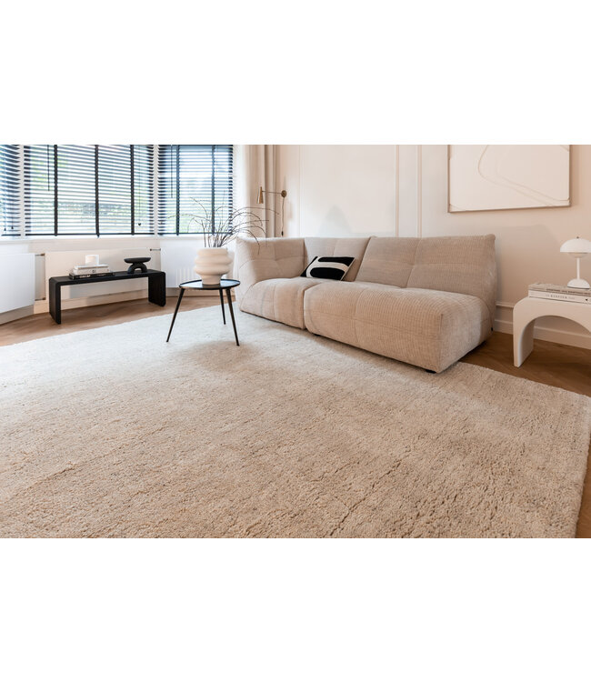 Interieur05  Berber Wollen Vloerkleed Nador Zand