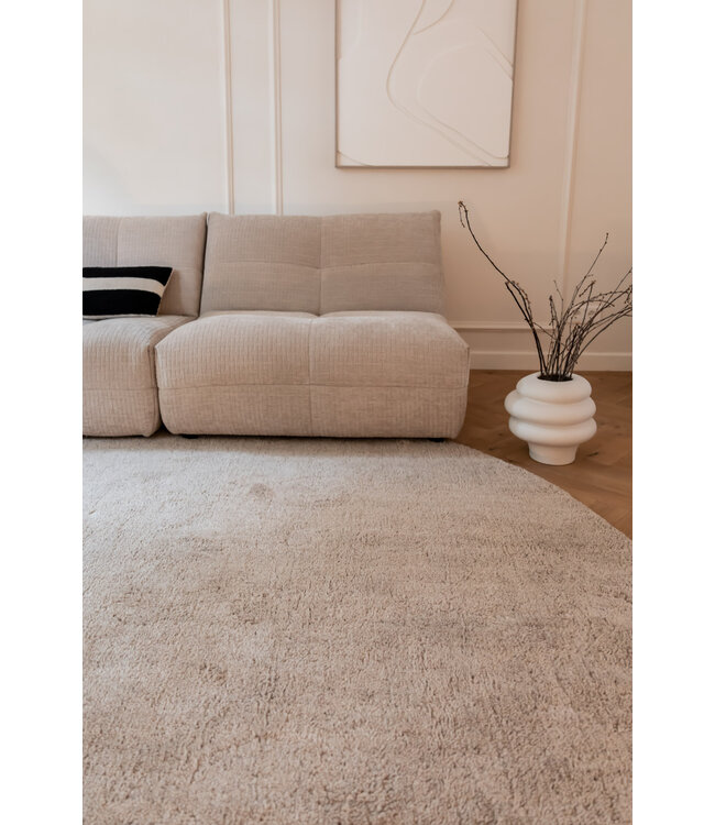 Interieur05  Berber Wollen Vloerkleed Nador Zand