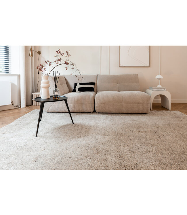 Interieur05  Berber Wollen Vloerkleed Nador licht grijs