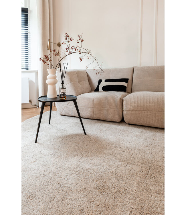 Interieur05  Berber Wollen Vloerkleed Nador licht grijs