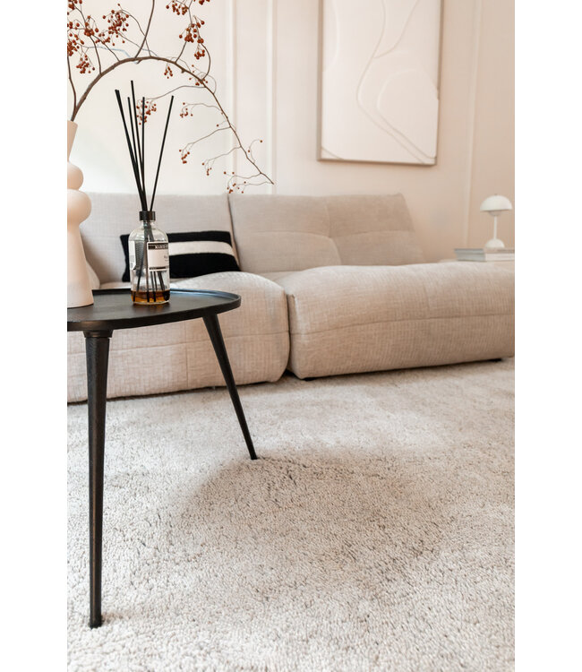 Interieur05  Berber Wollen Vloerkleed Nador licht grijs