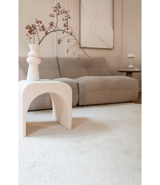 Interieur05  Berber Wollen Vloerkleed Nador ivoor wit