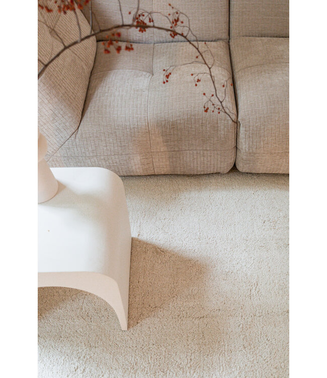 Interieur05  Berber Wollen Vloerkleed Nador ivoor wit