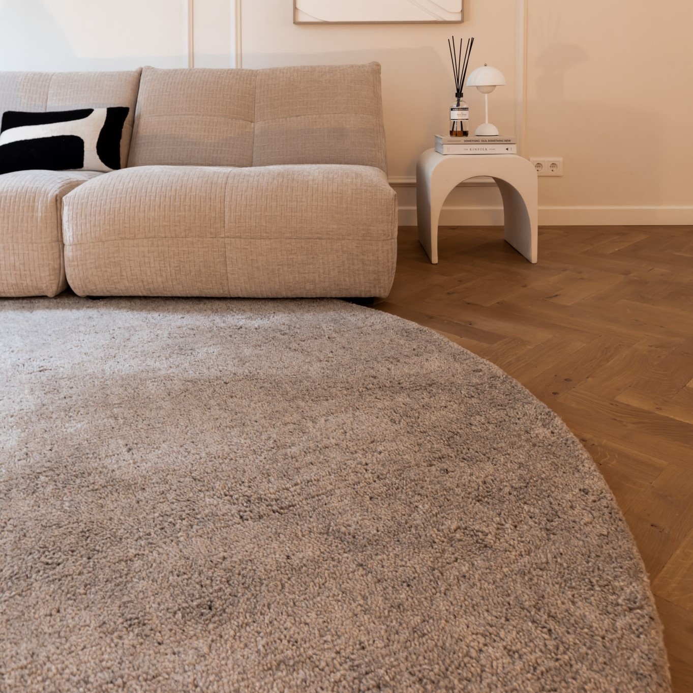 Douceur d'intérieur Staza Paillote fi 120cm sa resama temno bež Douceur