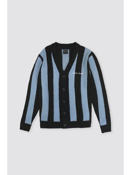 Goodies Sportive goodies sportive striped cardigan blue/black