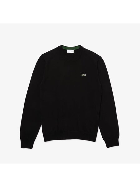 lacoste Lacoste sweater organic cotton round neckline