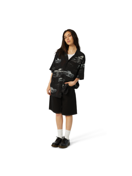 HUF HUF resort shirt BLACK