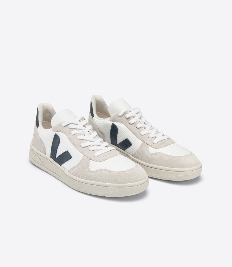 VEJA V10 B-MESH WHITE NAUTICO