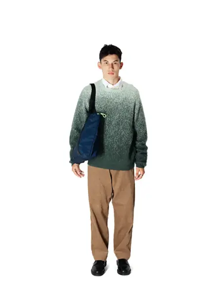 TAIKAN TAIKAN gradient knit sweater - jade