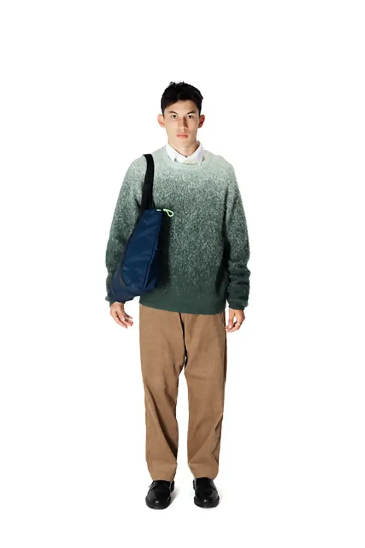 TAIKAN TAIKAN gradient knit sweater - jade