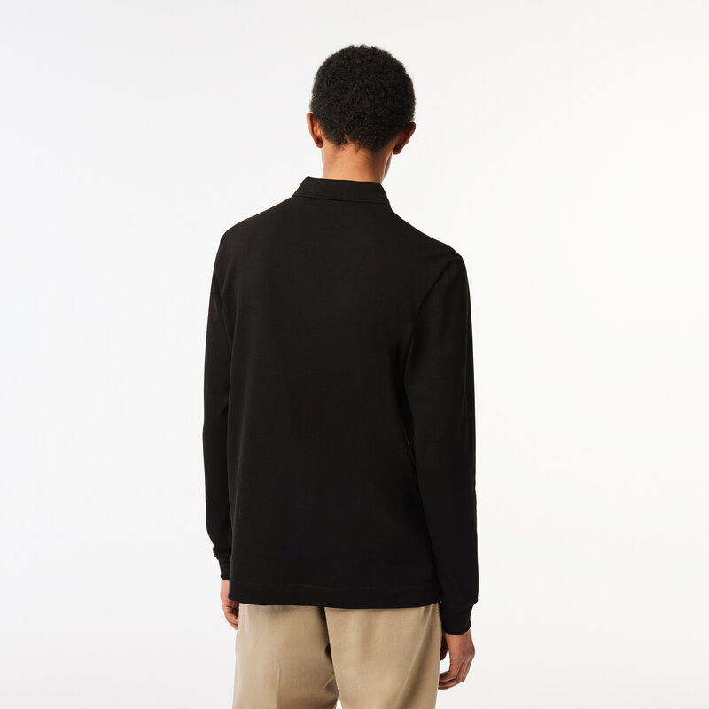 lacoste LACOSTE polo longsleeve - black