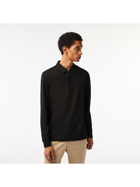 lacoste LACOSTE polo longsleeve - black