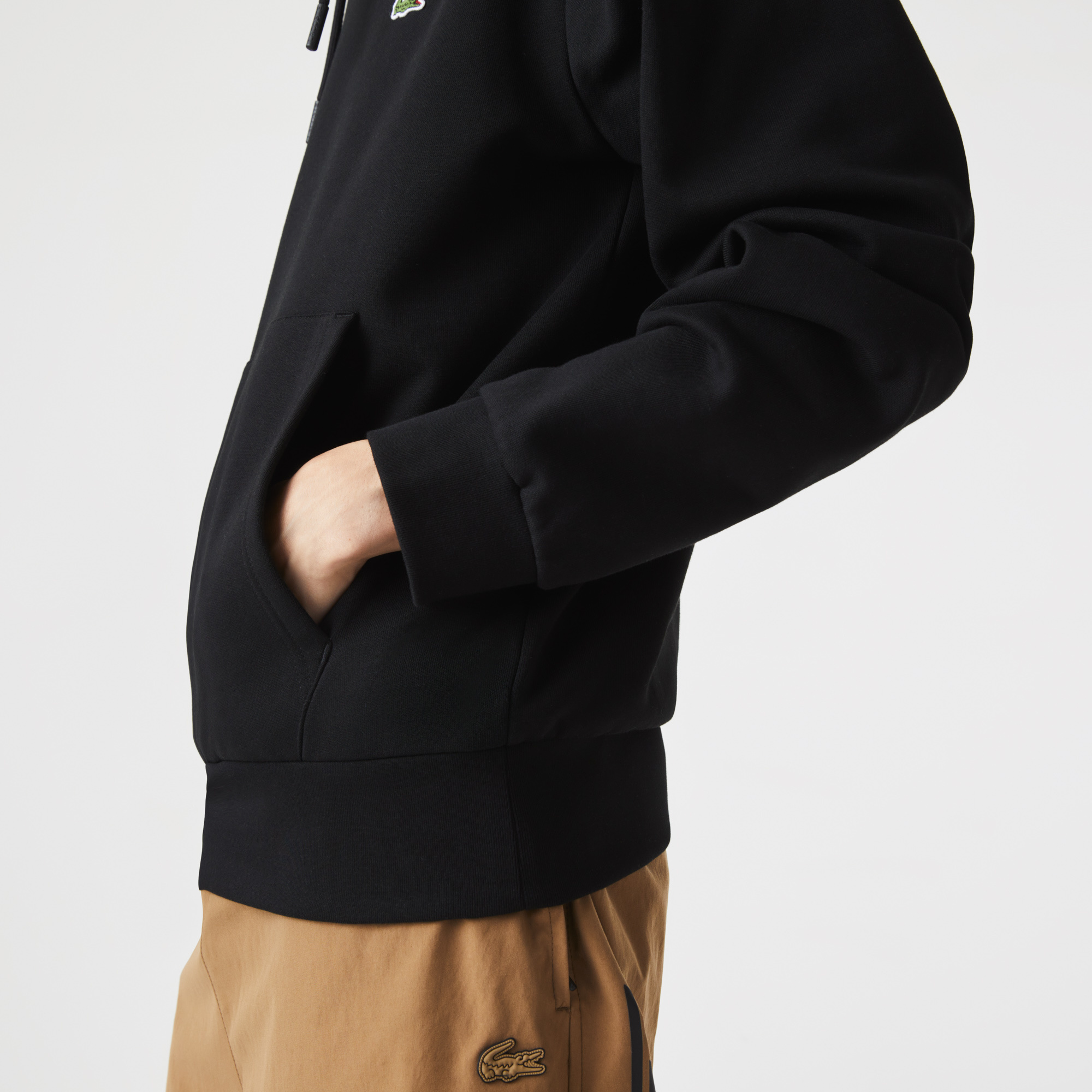 LACOSTE LACOSTE sweat hoodie - black sh9623