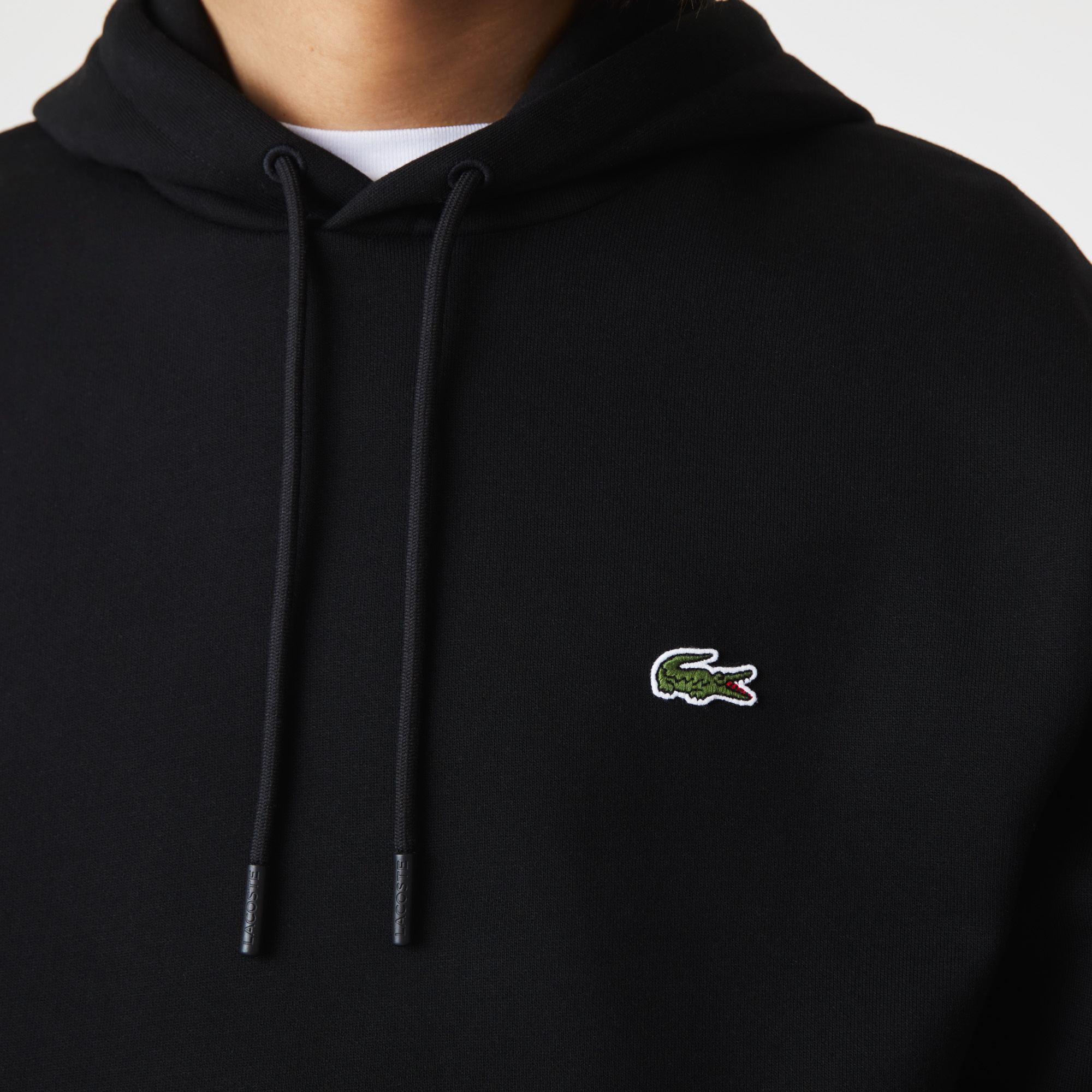 LACOSTE LACOSTE sweat hoodie - black sh9623