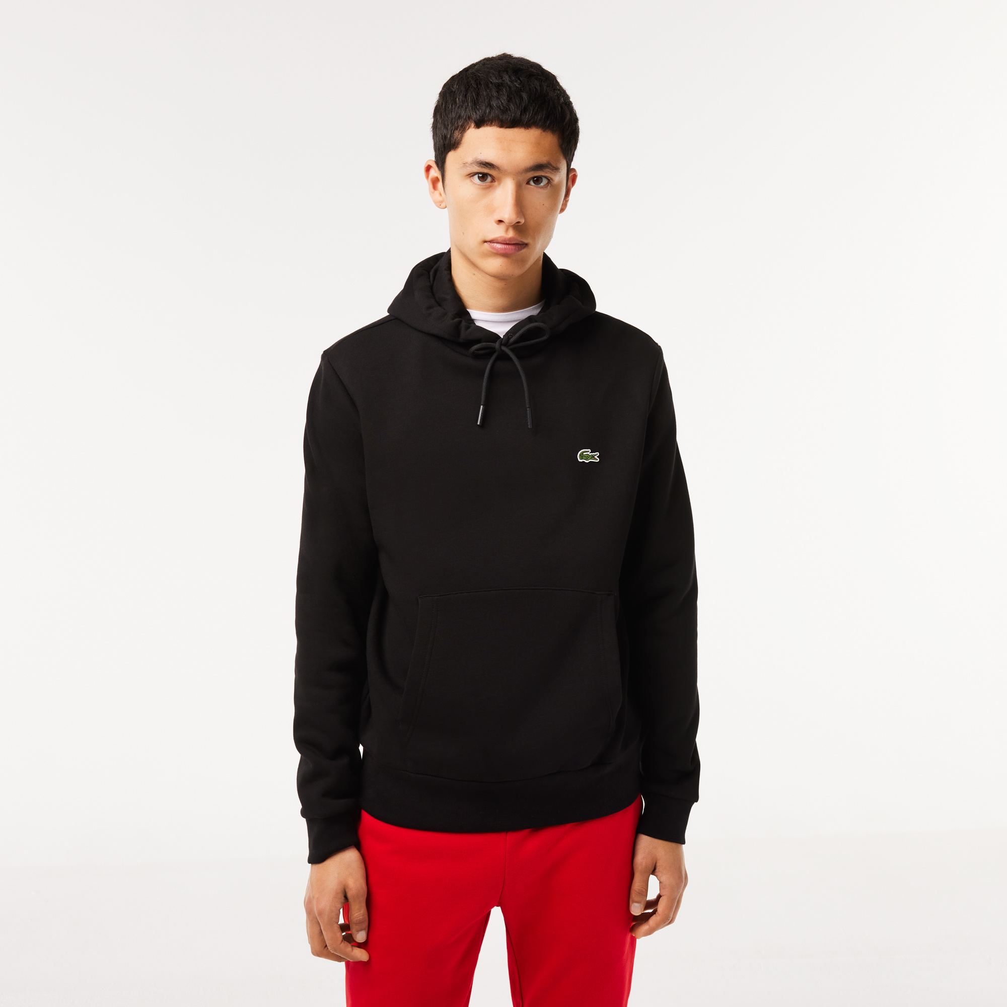 LACOSTE LACOSTE sweat hoodie - black sh9623