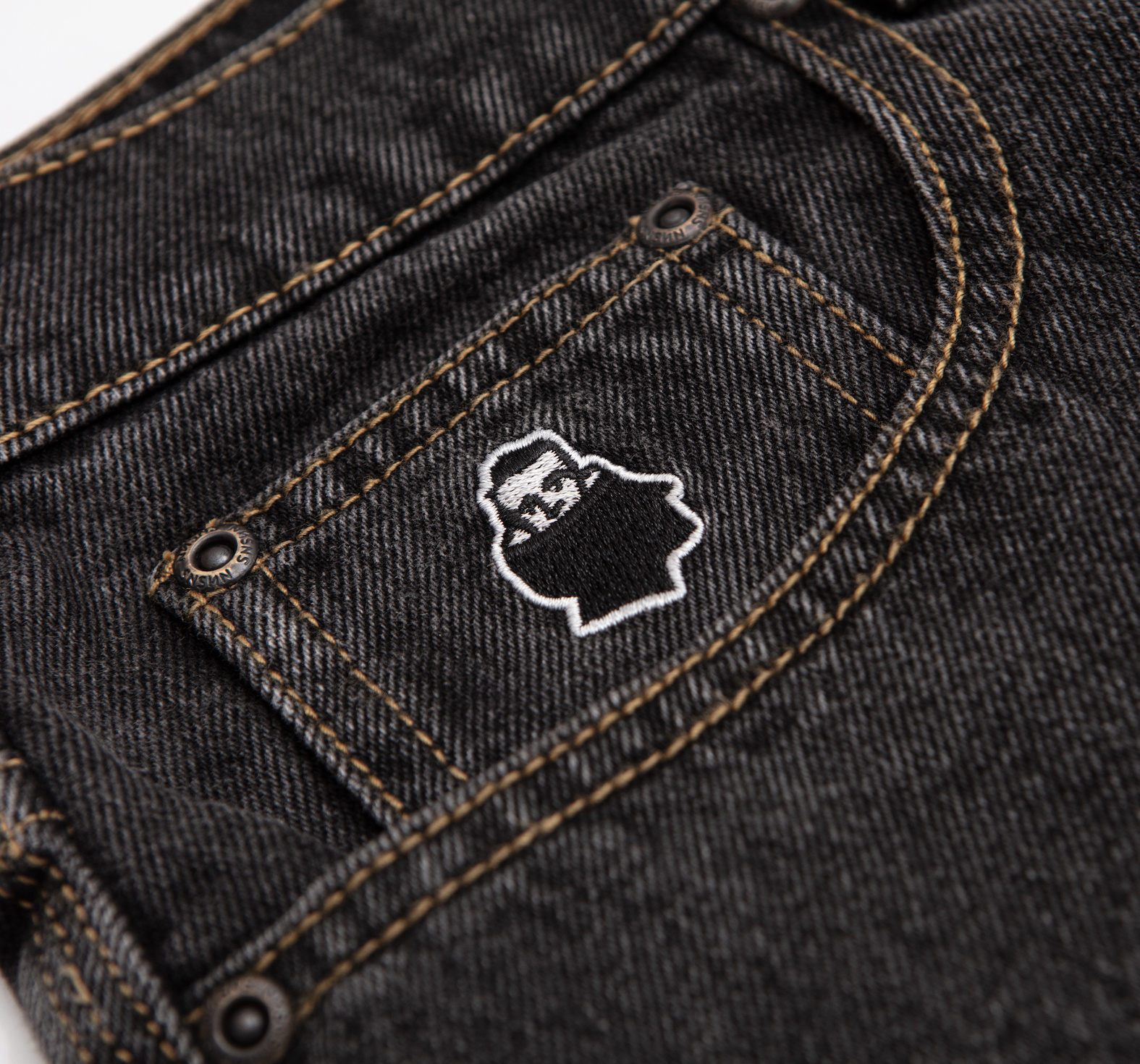 NNSNS biggerfoot black washed denim