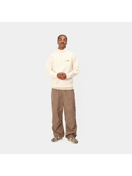 CARHARTT WIP CARHARTT half zip american script - natural