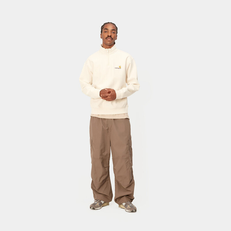 CARHARTT WIP CARHARTT half zip american script - natural