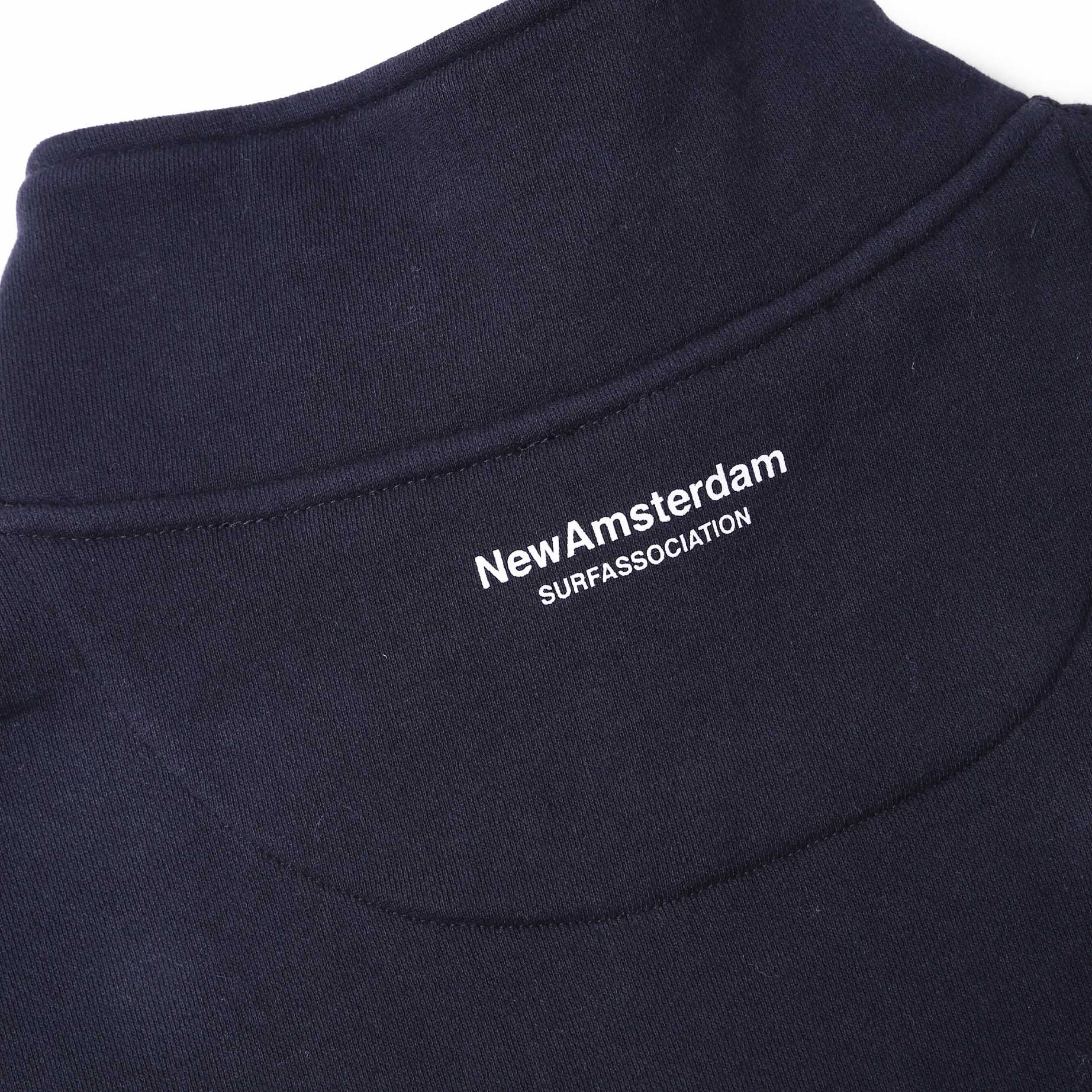 New Amsterdam NASA half zip - black