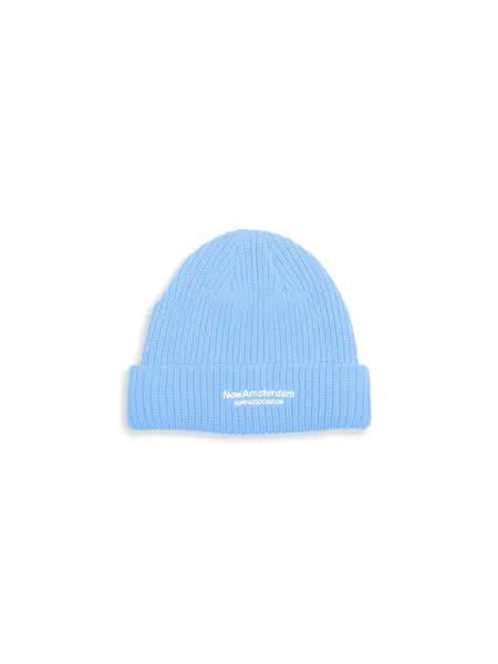 New Amsterdam NEW AMSTERDAM logo beanie - blue