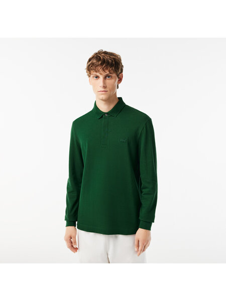 lacoste LACOSTE long sleeve polo - ph2481 green