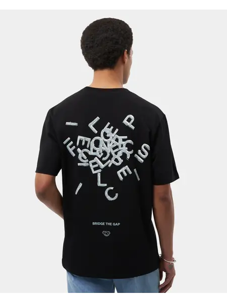 Filling Pieces FILLING PIECES alphabet t-shirt - black