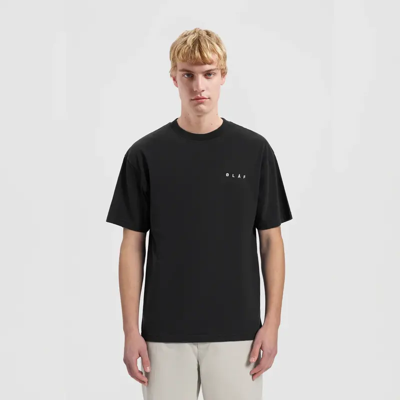 OLAF OLAF face tee - black