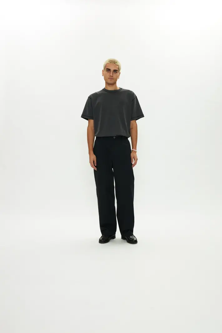 New Amsterdam NEW AMSTERDAM reworked trousers - black